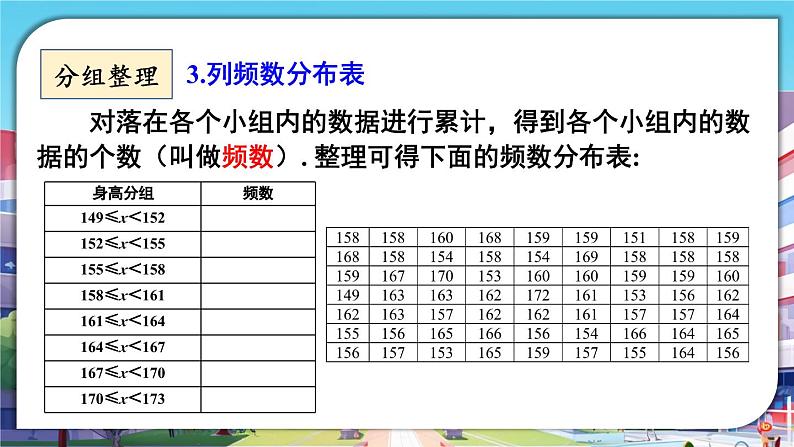最新人教版七下数学10.2直方图(课件)第8页