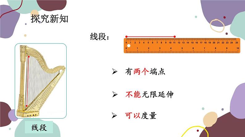 4.1.1 线段、射线、直线 北师版数学七年级上册课件第3页