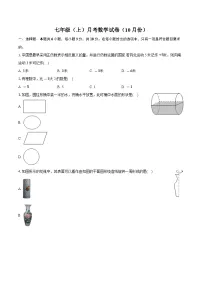 广东省深圳市外国语学校2024-2025学年七年级上学期10月月考数学试卷