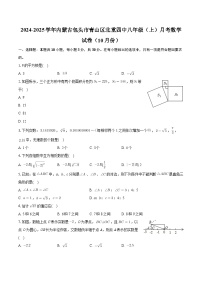 内蒙古自治区包头市青山区内蒙古北方重工业集团有限公司第四中学2024-2025学年八年级上学期月考数学试卷（10月份）