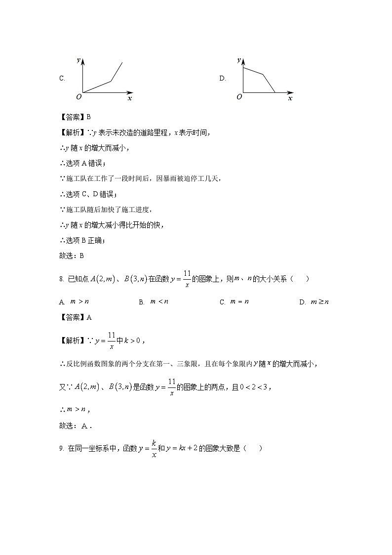 福建省泉州市晋江市片区联考2023-2024学年八年级下学期期中数学试卷(解析版)第3页