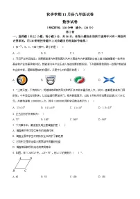九年级上学期期中数学试题