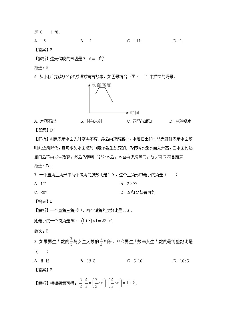 山东省临沂市兰山区2024-2025学年七年级上学期开学新生学业发展水平监测数学试卷(解析版)第2页