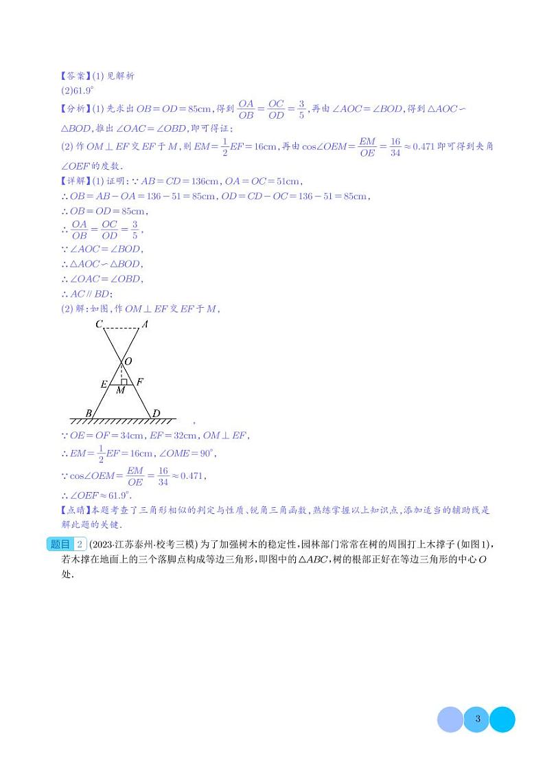 难点探究专题:解直角三角形应用与特殊几何图形的综合压轴题六种模型全攻略(解析版)第3页