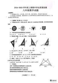 河南省信阳市2024-2025学年八年级上学期11月期中数学试题