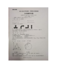 2023-2024学年山东省济宁市汶上县九年级（上）期末数学试卷