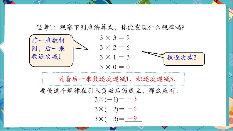 2.2.1 有理数的乘法(第一课时)-课件第5页