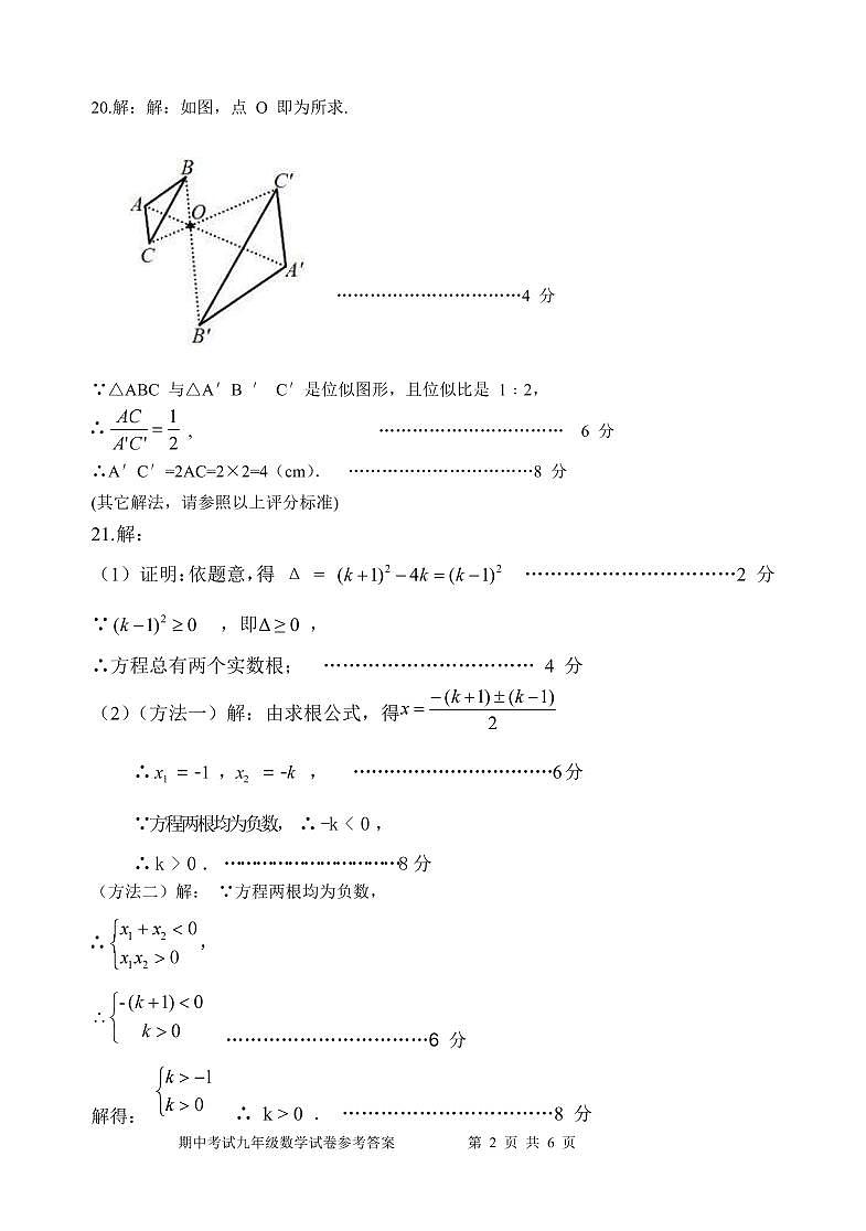 福建省泉州惠南中学2024-2025学年九年级上学期期中考试数学试卷02