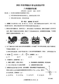 江苏兴化市2023-2024学年八年级上学期期末数学试卷（含答案）
