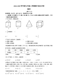 河北省邢台市襄都区邢台英华教育集团2024-2025学年七年级上学期11月期中数学试题
