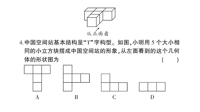 初中数学新北师大版七年级上册第一章 丰富的图形世界综合训练课件2024秋05