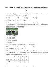 2023-2024学年辽宁省抚顺市新宾县八年级下学期期末数学试题及答案