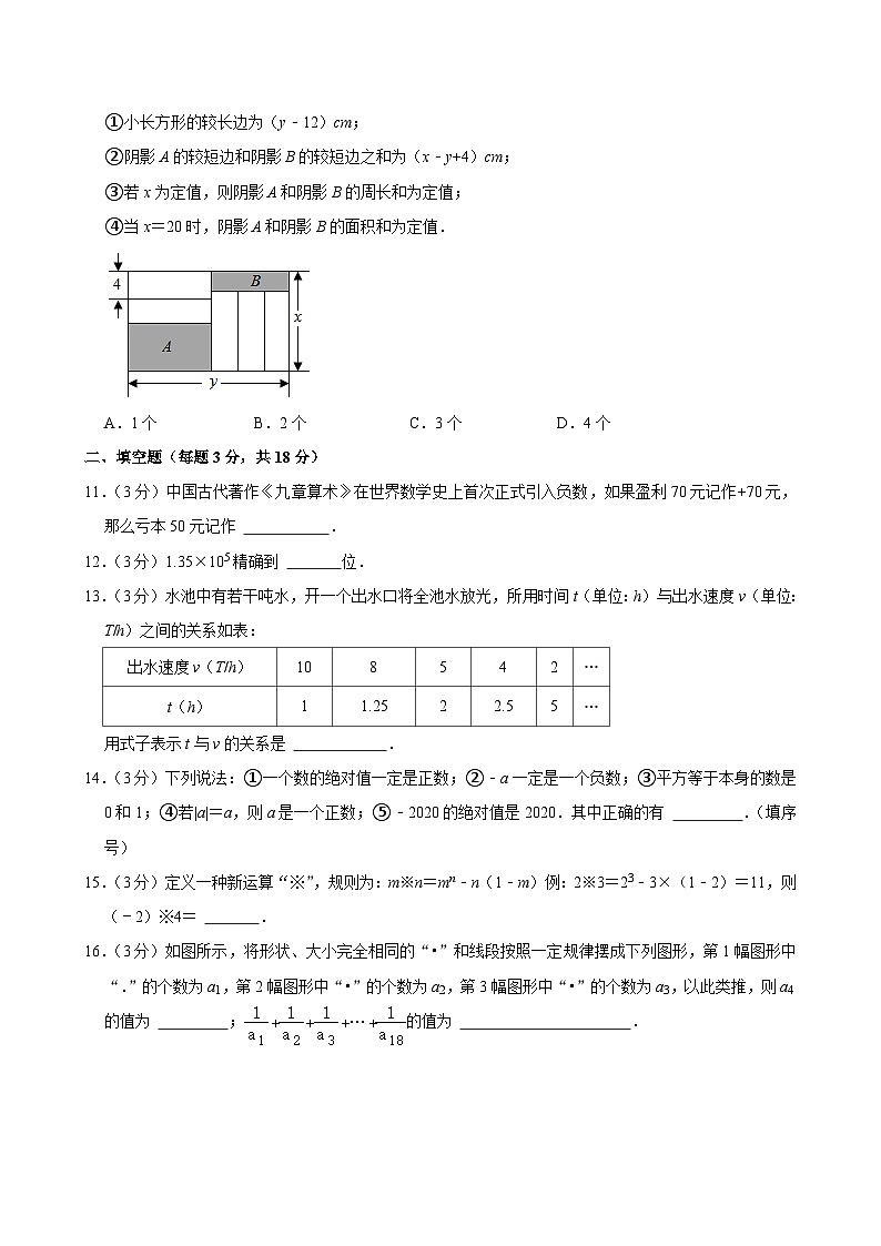广东省广州市第六中学2024-2025学年七年级上学期期中数学试卷第2页