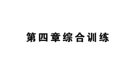 初中数学新北师大版七年级上册第四章 基本平面图形综合训练课件2024秋