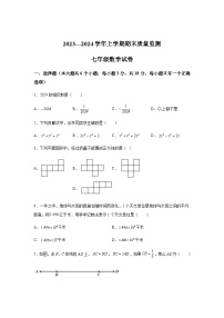江西省宜春市2023-2024学年七年级上学期期末数学试题(含解析)