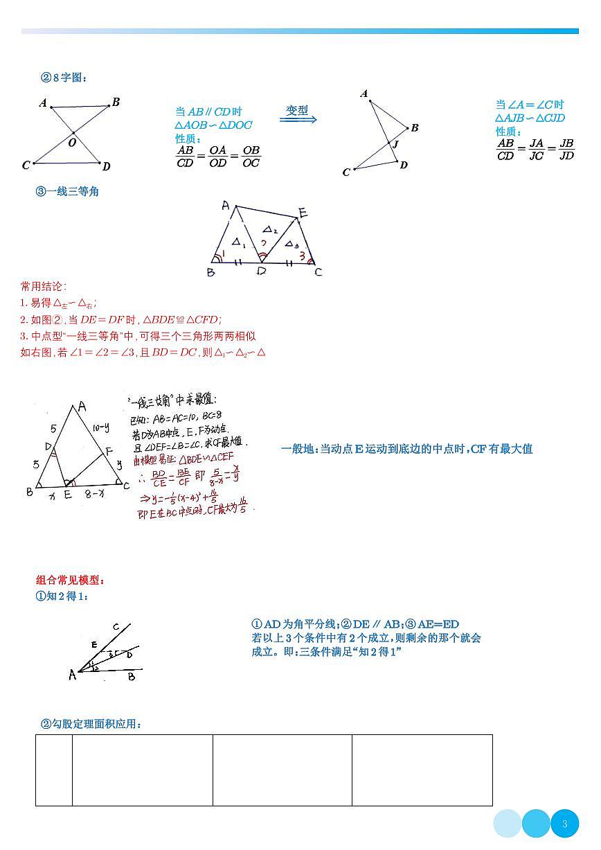 三角形常见模型综合(解析版)第3页