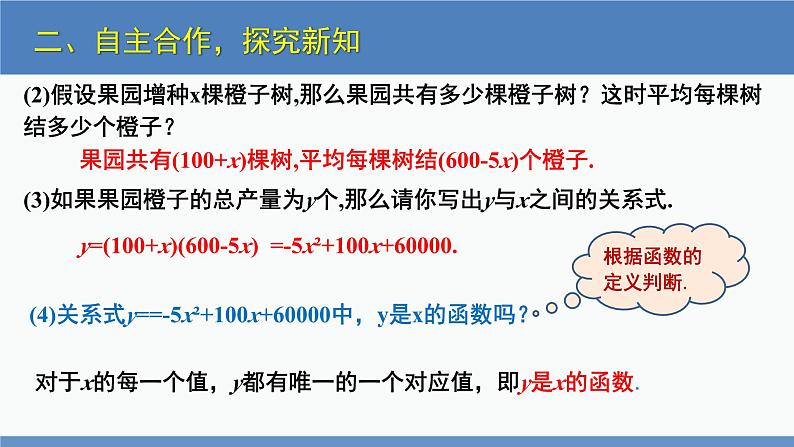 北师大版九年级数学下册课件 2.1 二次函数第6页