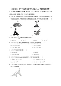 2023-2024学年河北省保定市八年级（上）期末数学试卷