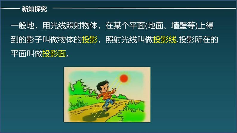 初中数学北师大版九年级上册 5.1 投影 课件第4页