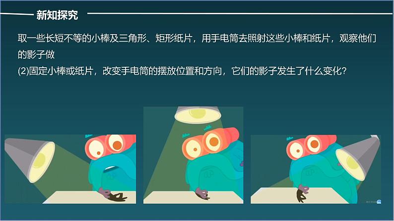 初中数学北师大版九年级上册 5.1 投影 课件第7页