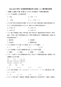 广东省深圳市福田区 2024-2025学年七年级上学期期中数学试卷