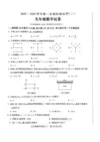 甘肃省临夏州2024—-2025学年上学期九年级期中考试数学试题