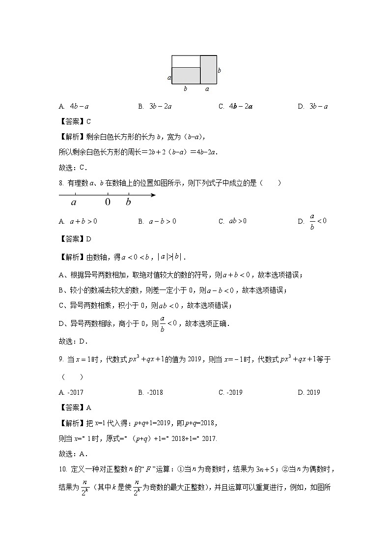 2023-2024学年山东省济南市商河县四校七年级(上)期中数学试卷第3页