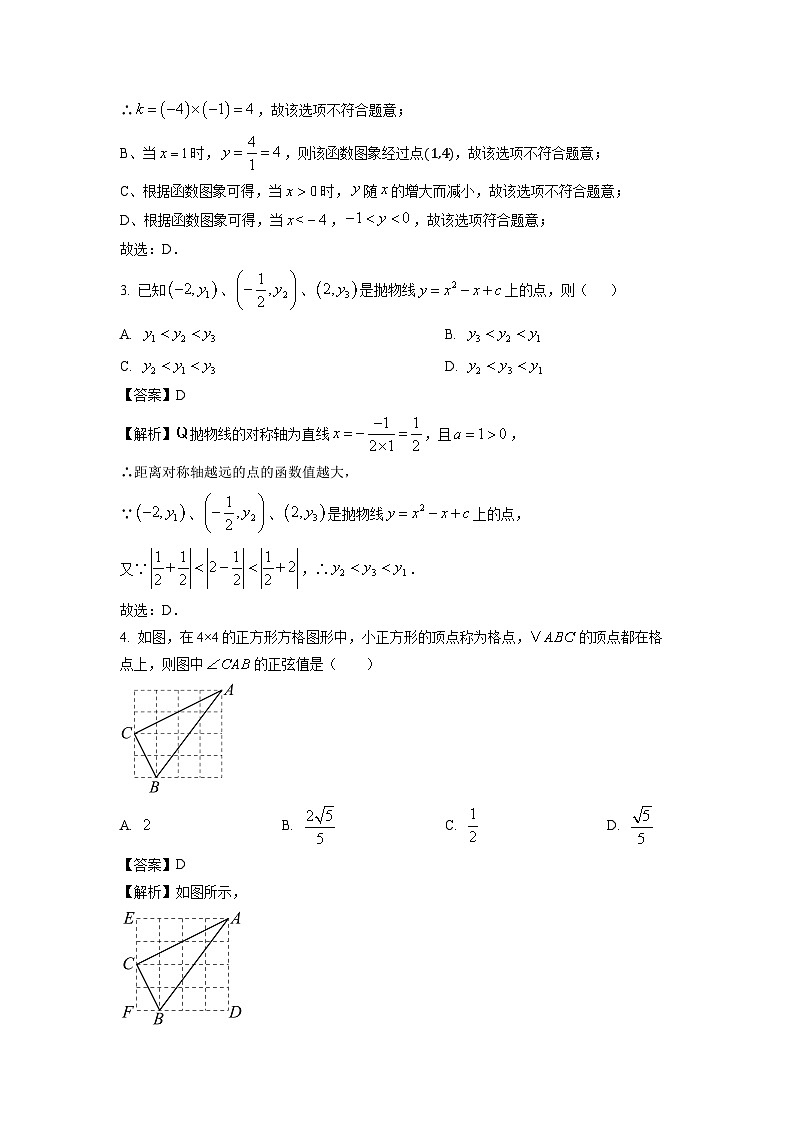 2024-2025学年山东省泰安市宁阳县九年级(上)期中数学试卷(解析版)第2页