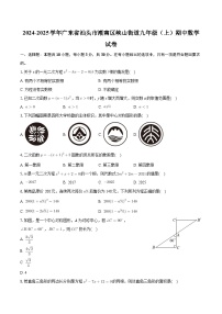 广东省汕头市潮南区峡山街道2024-2025学年九年级上学期期中数学试卷