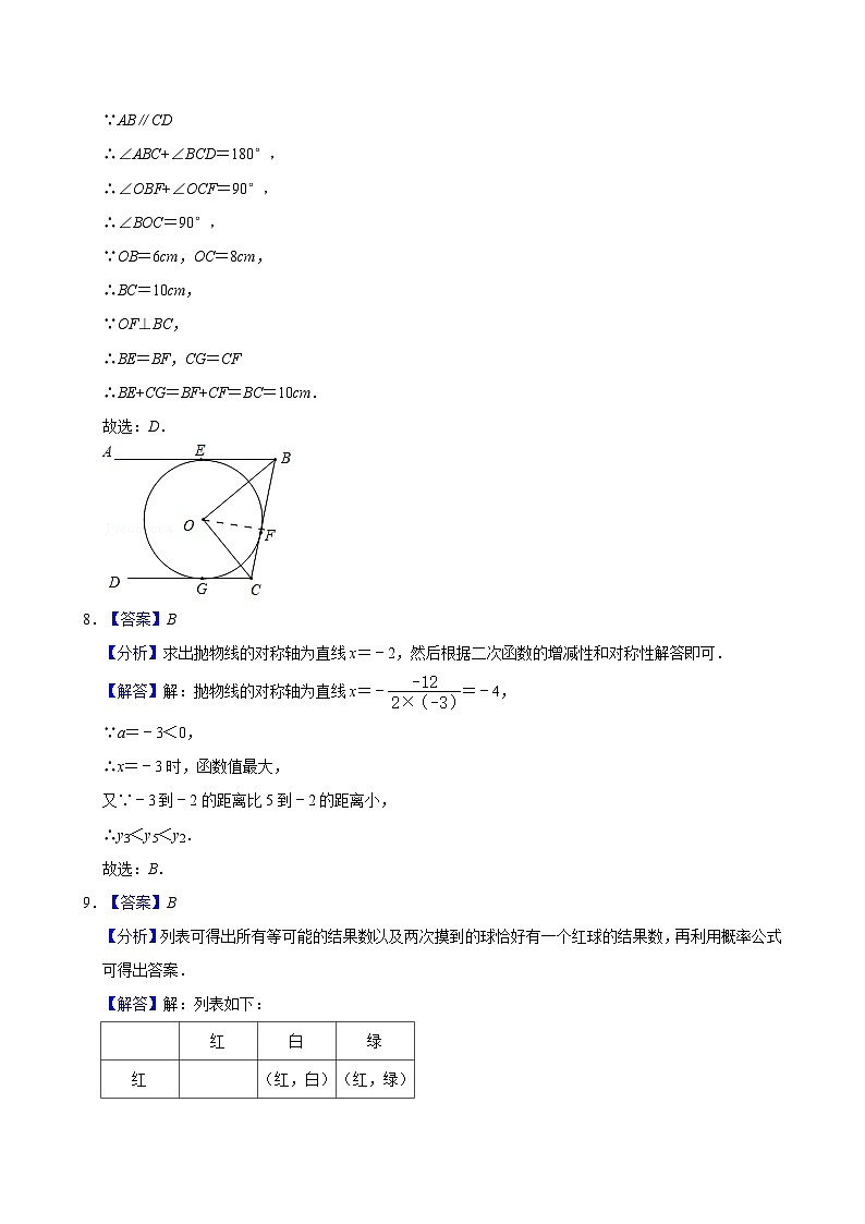 參考答案與試題解析第3頁(yè)