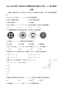 广东省汕头市潮南区峡山街道2024-2025学年九年级上学期期中数学试卷-A4