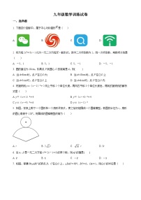 九年级上学期期末数学试题 (31)