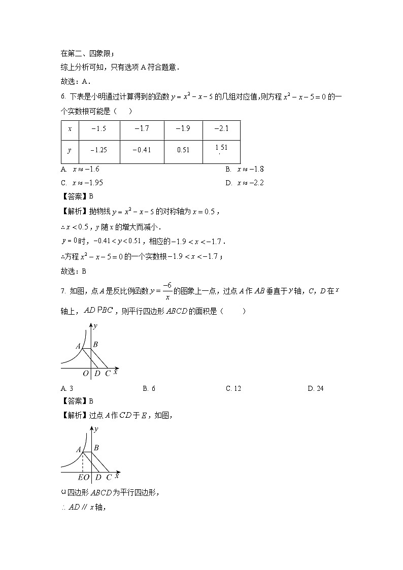 2023~2024学年山东省济南市钢城区九年级(上)期中数学试卷(解析版)第3页