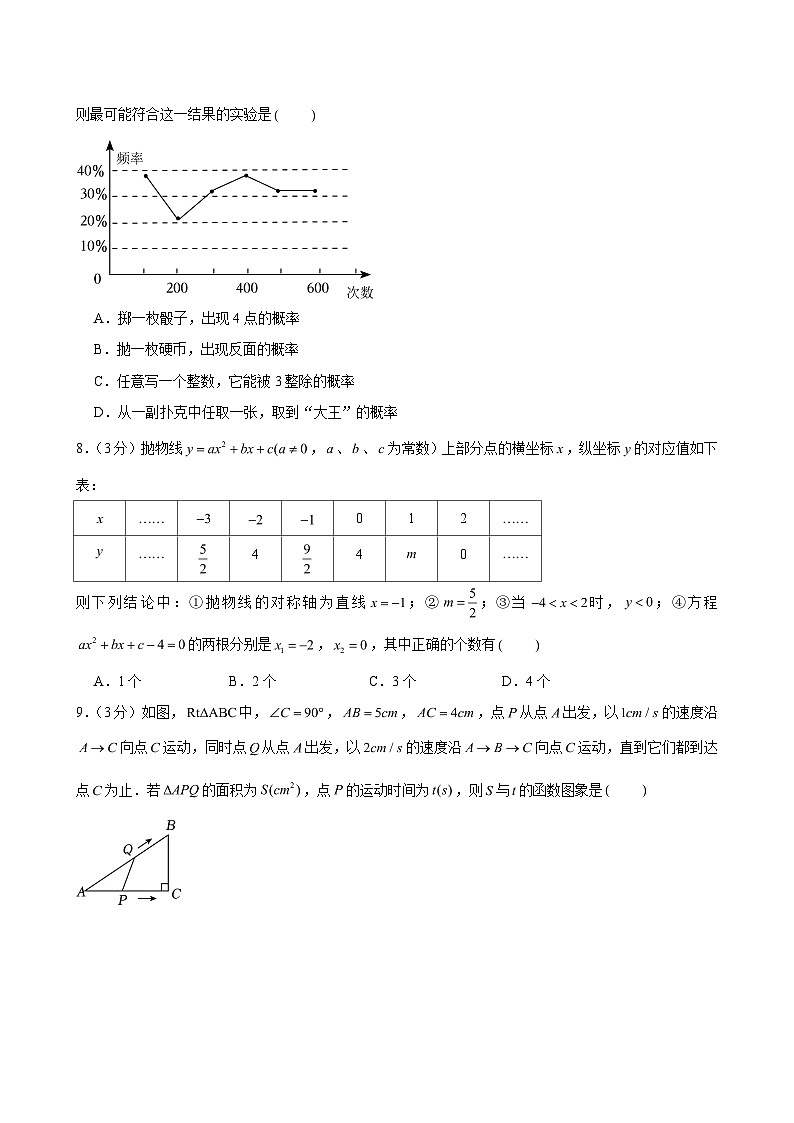 2024-2025学年辽宁省沈阳四十三中教育集团九年级(上)期中数学试卷(含解析)第2页