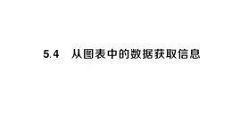 初中数学新沪科版七年级上册5.4 从图表中的数据获取信息课堂作业课件2024秋