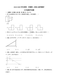 山东省青岛市胶州市阜安中学2024-2025学年上学期12月月考九年级数学试题