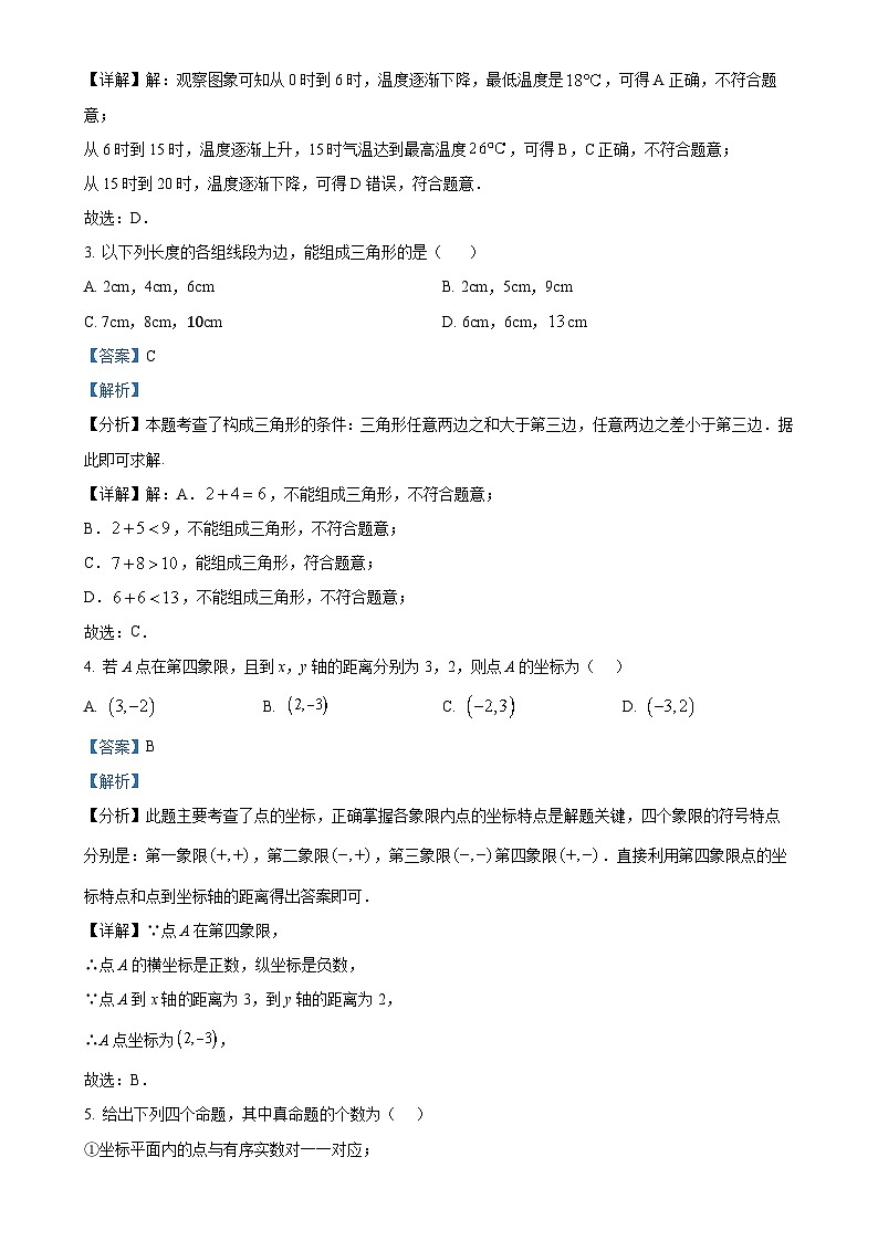 安徽省蚌埠市高新区2024-2025学年八年级上学期期中考试数学试卷(解析版)-A4第2页