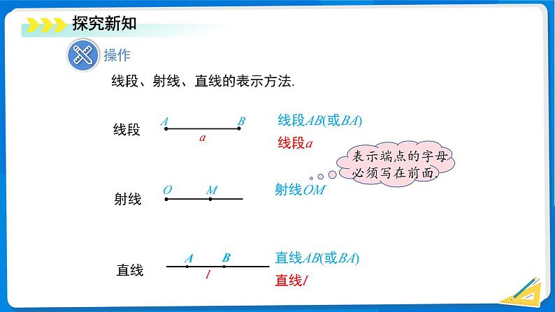 初中数学北师大版(2024)七年级上册 4.1线段、射线、直线(第1课时)课件第8页