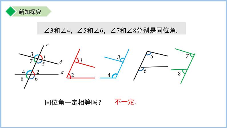 初中数学苏科版七年级上册(2024) 6.4.2平行线的判定(第1课时)课件第7页