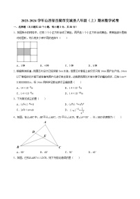 2023-2024学年山西省吕梁市交城县八年级（上）期末数学试卷