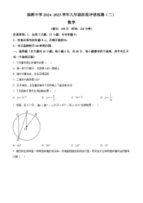 福建省厦门市槟榔中学2024-2025学年上学期12月月考九年级数学试卷