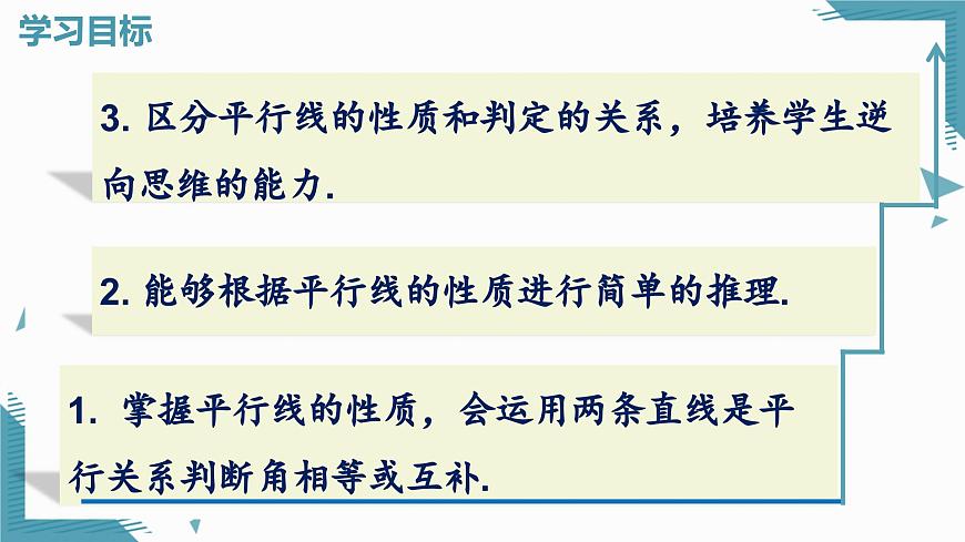 人教版初中數(shù)學(xué)七年級(jí)下冊7.2.3（1） 平行線的性質(zhì)（第1課時(shí)）課件第2頁