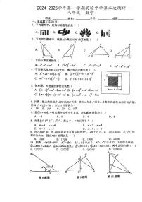 广东省江门市鹤山市实验中学2024-2025学年八年级上学期第二次月考数学试题