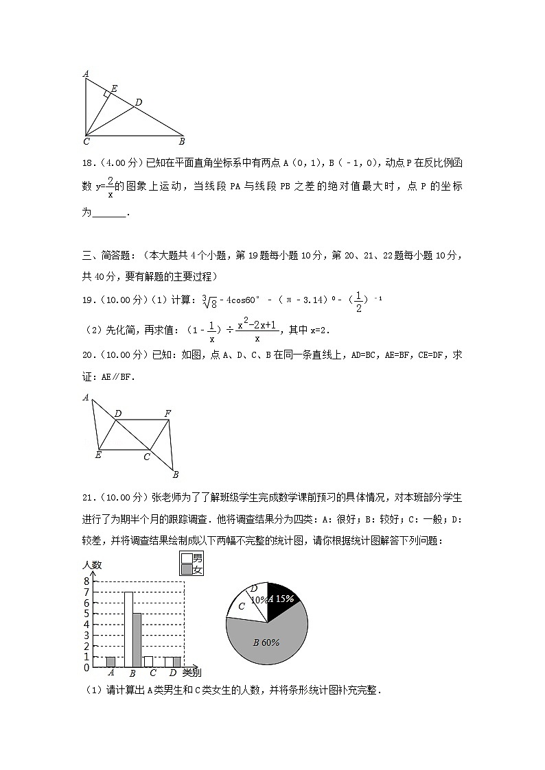 贵州省铜仁市2024年中考数学模拟汇编试题(含解析)第3页