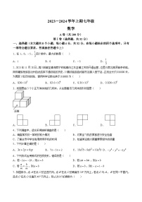 四川省成都市天府新区2023-2024学年七年级上学期期末考试数学试卷(含答案)