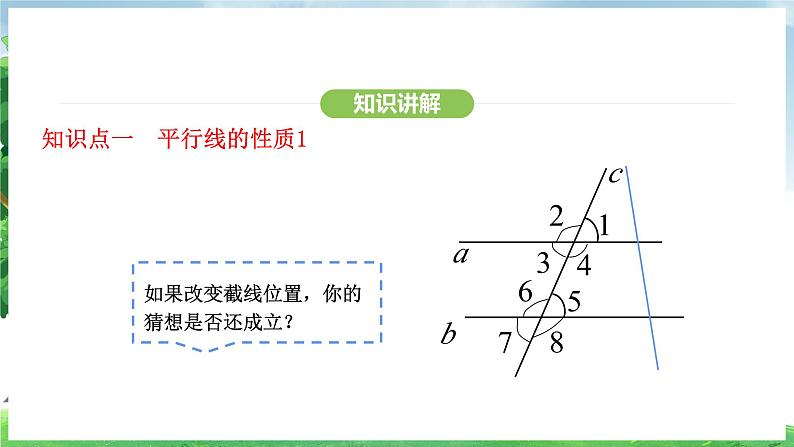 7.2.3 第1课时 平行线的性质(课件)2024—2025学年人教版(2024)数学七年级下册第6页