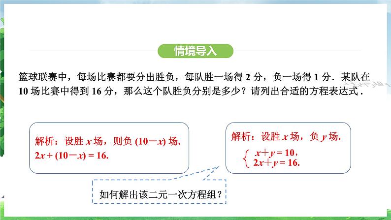 10.2.1 代入消元法(课件)2024—2025学年人教版(2024)数学七年级下册第4页