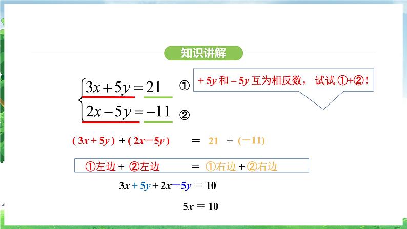 10.2.2 加减消元法(课件)2024—2025学年人教版(2024)数学七年级下册第6页