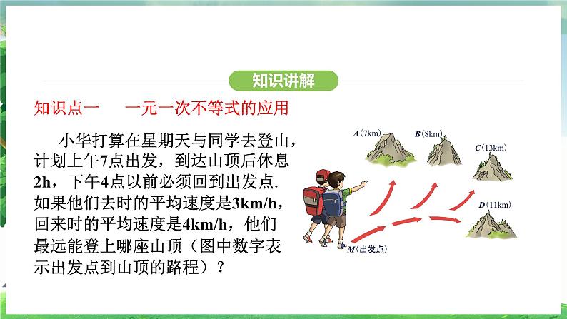 11.2.2 一元一次不等式的应用(课件)2024—2025学年人教版(2024)数学七年级下册第5页