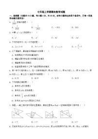 湖南省岳阳市2024年七年级上学期期末数学试题【附答案】
